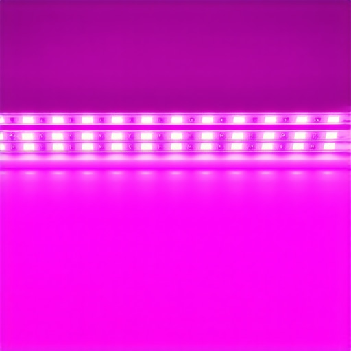 Professional LED strip lighting calibration setup with spectrometers and control interface