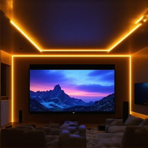 Best LED Strip & Bias Lighting Ideas for Home Theater 2024