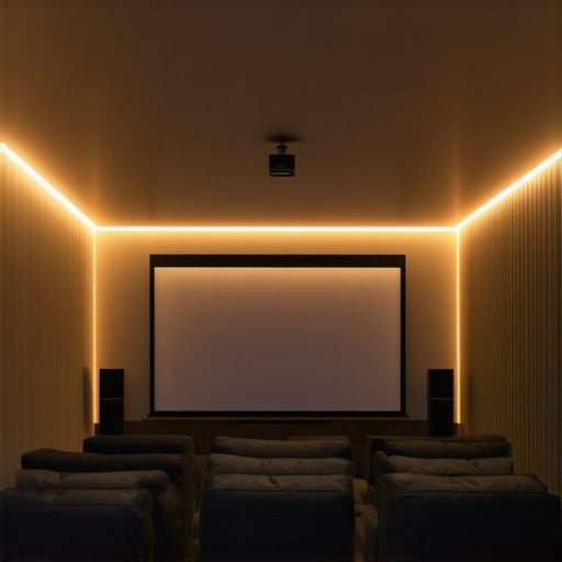 Top Backlight & Ambient Lighting Ideas Using LED Strips for Movie Rooms
