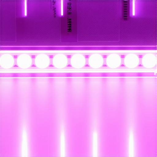 Close-up of high-quality flexible LED strips with protective coatings