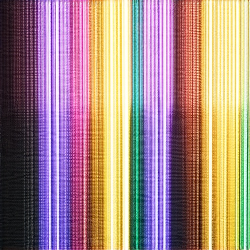 Close-up of micro-LED strip with spectral tuning and pixel control