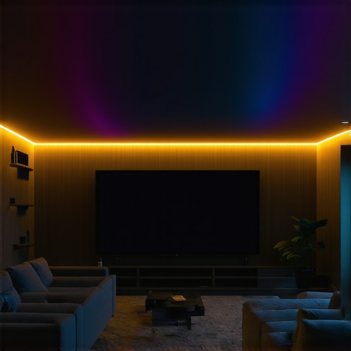 Ambient Lighting Ideas: Enhance Your Movie Room with LED Strips & Backlight