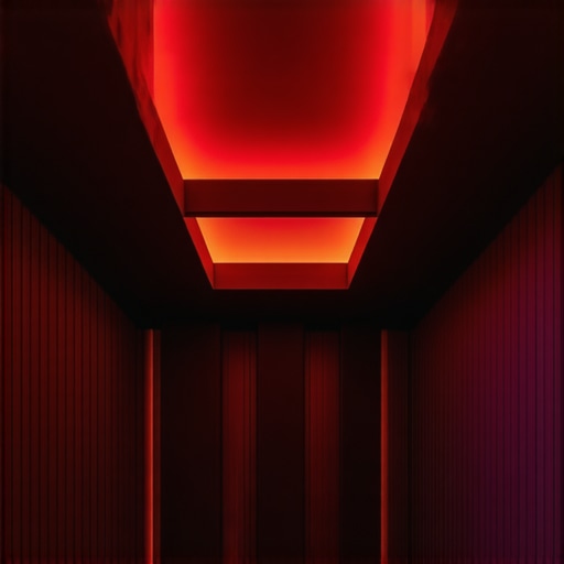 Home theater illuminated with multi-zone LED strips providing immersive ambient lighting.