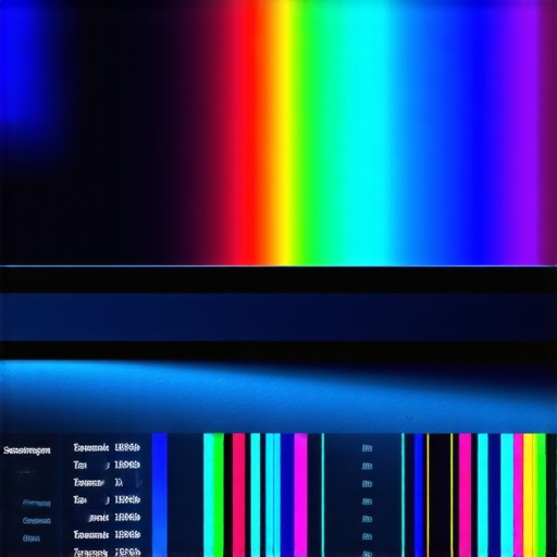 Device capturing LED spectral output for calibration