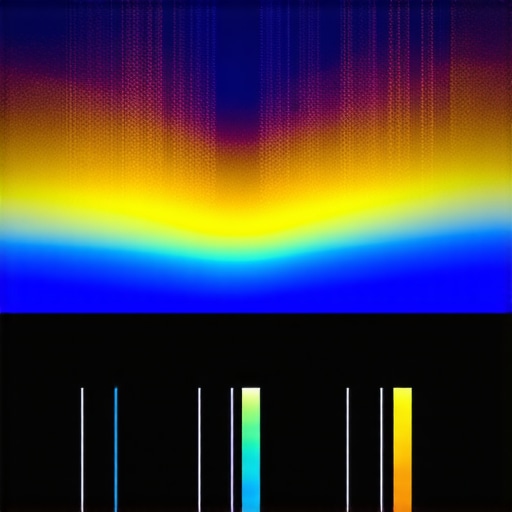 Spectroradiometer during spectral calibration in a high-end home theater.