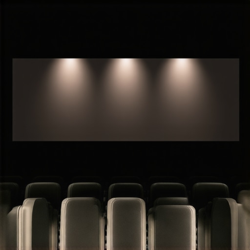 High-end home theater with sophisticated local dimming LED backlighting highlighting contrast and depth
