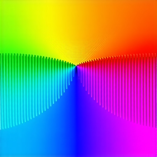 Close-up of nano-patterned surface designed for advanced light diffusion