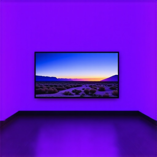 Home theater bias lighting with spectral calibration