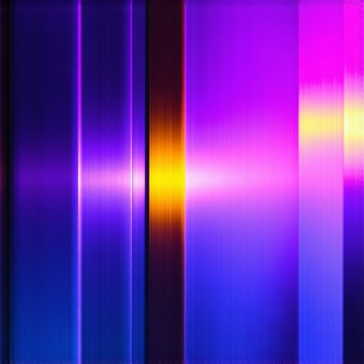 Infrared thermal scan highlighting hotspots in LED strip setup on metallic backdrops